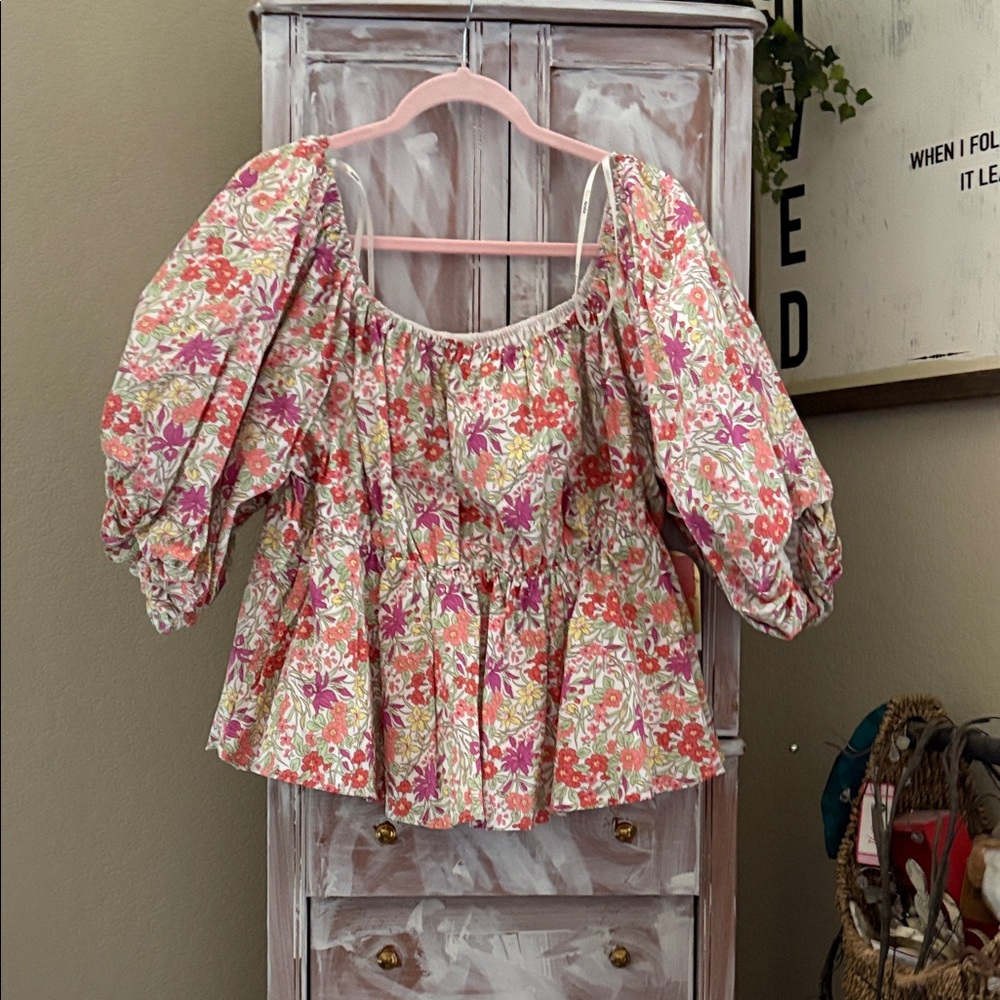 ARULA Multicolor Floral Blouse